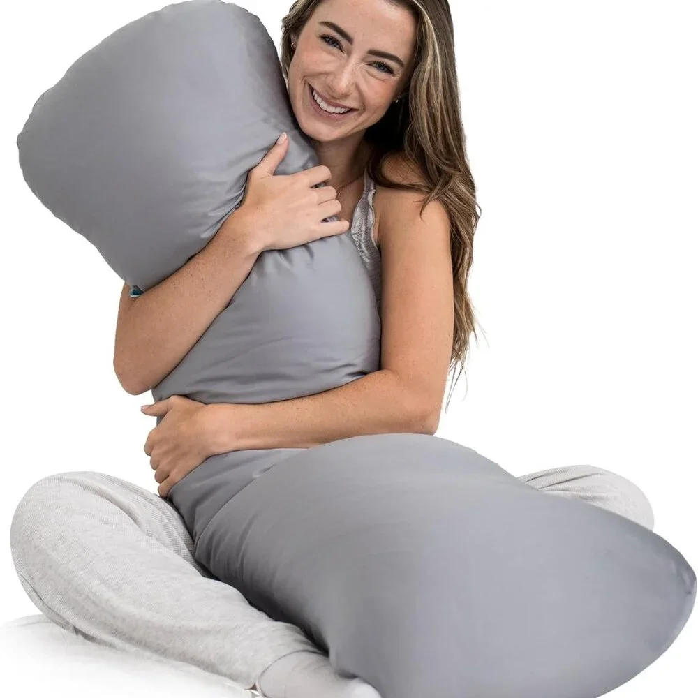 Ultra Soft 100% Tencel Body Pillowcase with Zipper - Ideal for Hot Sleepers - Picture 3 of 6
